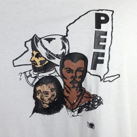 Hispanic Committee Of PEF T Shirt Vintage 90s Public Employees Federation NYC - Picture 2 of 8